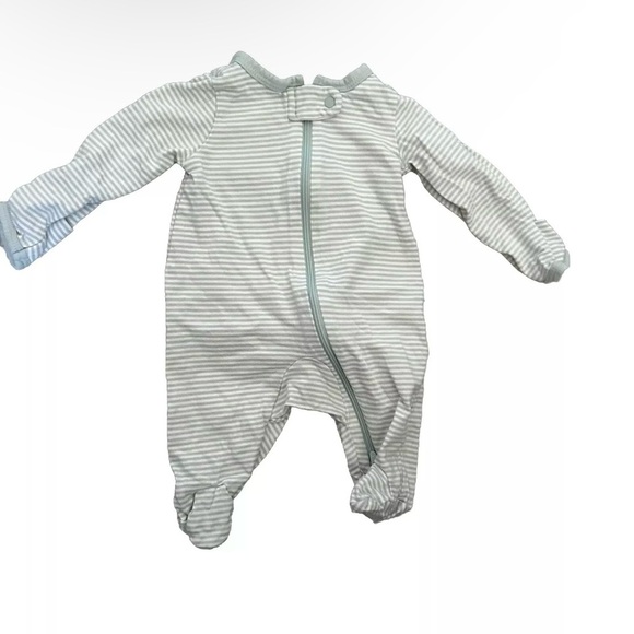 Lot Of 6 Footie Pajamas Size 0-3 Months 2 Way Zipper - Picture 6 of 7